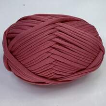 1 pièce 100g Fil de t-shirt, 30m/pièce Fil élastique de tissu pour crochet et tricot DIY, fil épais pour bretelles, pour projets de couverture, tapis et décoration maison faits main au crochet
