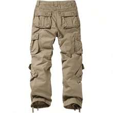 Pantalones cargo para hombre - Caqui británico - Ver 4