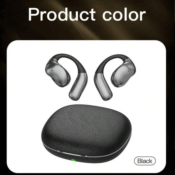 Cuffie con unità driver ad alta risoluzione, accoppiamento automatico istantaneo, gancio auricolare, auricolari con durata della batteria prolungata, controllo touch, auricolari con gancio