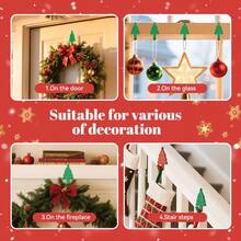 Silicone Christmas Stocking Holder - 1 Piece Christmas Tree Hooks Sturdy Adhesive-Backed Hook For Christmas Decorations Multi-Functional Fireplace Decor Hook With Adjustable Bend Suitable For Mantelpieces/Bookshelves/Staircase Christmas Decorations