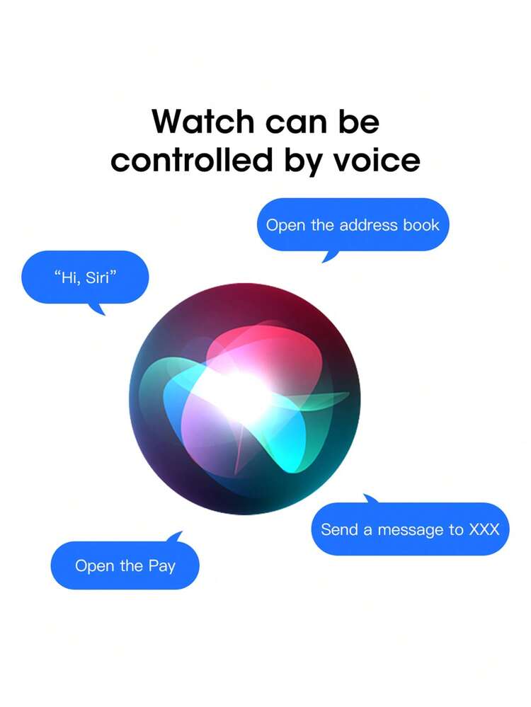 Microwear ユニセックス スマートウォッチ、iPhoneやサムスン、Androidスマートフォンと互換性あり、2.07インチ フルタッチスクリーン、Bluetooth通話対応、心拍数/睡眠モニタリング、IP68防水、ブラック - ブラック - 見る 6