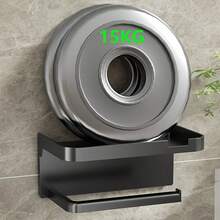 3pcs Wall-Mounted Tissue Box Holder With Phone Stand, Adhesive No Drilling Required, Multi-Functional Space Saving, Suitable For Bathroom Storage, Durable Plastic Modern Design Stylish Home Decor