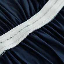 1PC Elastic Skirt Sofa Cover Universal Four Seasons Anti-Dirty And Non-Slip Solid Color Sofa Cover Suitable For 1/2/3/4 Seat Home/Living Room Decoration All-Inclusive Sofa Protective Cover Valentine's Day Gifts Valentine's Day Decorations - 藏青 - 查看 9