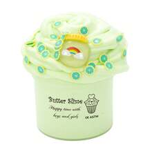 70ml 1/4pcs Cute Fragrant Soft Butter Slime Set With Milk Tea Pendant, Elastic Non-Sticky Colorful Slime, Suitable For Party Favors And Birthday Gifts - Multicolor - View 8
