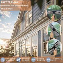 Telescopic Extendable Window Cleaner Equipment Glass Cleaning 4.5m Squeegee UK - Grey - View 9