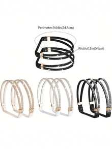 HALF    INSOLE 2pcs High Heel Non-Slip Shoelaces With Ankle Strap, Provide Comfort, Adjustable Wrap-Around Buckle Fit All Sizes. These Accessories Include Shoelaces To Prevent Shoes From Falling Off - Multicolor - View 3