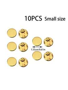 10 件便捷按扣装饰纽扣、衬衫纽扣、袖口纽扣、DIY 装饰纽扣