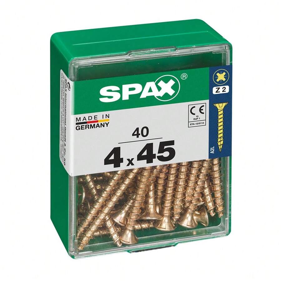 SPAX 4081020400452 Screw/Nut 45 Mm 40 Piece(S) - Green - View 1