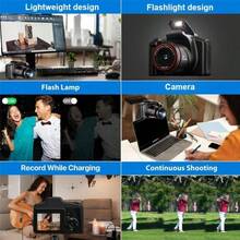 SEREE Digital Camera Photography Kit With 2.4-Inch Screen, 1080P HD, 16x Zoom, 9.88mm Wide Angle, Portable Vlogging Travel Camera, Includes 32GB Card Cleaning Tool, Suitable For Beginners - Một bộ đồ - Xem 5