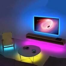 NBBUFF Luzes de Tira LED RGB para Decoração de Quarto (3ft-100ft), com Controle Remoto de 44 Teclas e Controle por APP, Pode Ajustar Cor, Brilho e Velocidade, Temporizador, Muito Fácil de Instalar, Luzes LED Sincronizadas com Música para Quarto, Cozinha, Sala de Estar, Decoração de Atmosfera para Festa de Feriado, Decoração de Natal, Decoração de Ano Novo, Luz de Bottom para TV