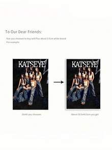 1PC KATSEYE Group Art Print, Wall Decor, Katseye Poster _ Kpop Katseye Wall Art Print _ Fan Inspired Katseye Decor _ Unique Kpop Band Poster - Multicolor - View 5