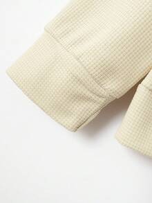 2 件套男士休闲套装，包括 1 件带口袋和翻领的拉链夹克 + 1 条休闲裤，春秋 - 卡其色 - 查看 9