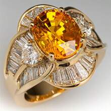 女士锤纹旋转戒指 - 复古波西米亚宽波浪设计，镀白金可叠戴珠宝，耐用，适合日常佩戴和感恩节礼物，复古装饰艺术戒指和珠宝，纹理金属饰面 - 金黃色 - 查看 1