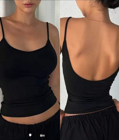 Blusa Regata Feminina Casual Alcinha Fina Supplex