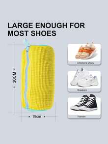 360° All-Round Shoe Washing Bag, Anti-Deformation Shoe Washing Bag, Efficient Shoe Washing Bag, Washing Machine Dedicated Slouchy Artifact, Household Machine Wash Laundry Bag, Shoe Protection Bag, Shoe Storage Washing Bag, Halloween Christmas Holiday Family Essential