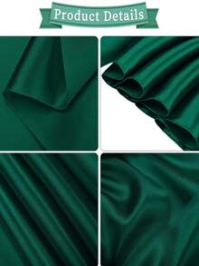 1/6/10 piezas Fundas de silla de satén, diseño de lazo con lentejuelas en color vino tinto, 7*108 pulgadas (disponible en vino tinto, verde oscuro o verde salvia). Adecuado para bodas, compromisos, fiestas, banquetes, cumpleaños, baby showers, Navidad, Acción de Gracias, graduaciones y otras celebraciones. También adecuado para recepciones de bodas, banquetes, fiestas, cumpleaños, baby showers, graduaciones y decoraciones de eventos temáticos. - Verde Oscuro - Ver 6