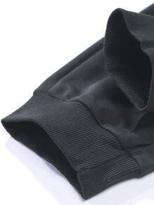 Męski lekki komplet z kapturem i spodniami dresowymi o regularnym kroju, swobodny strój z nadrukiem liter, odpowiedni na wiosenne i jesienne aktywności na świeżym powietrzu, podróże i relaks, świetny prezent dla męża lub chłopaka