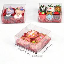 50PCS 3X3X1 Inch Boxes Cookies, Soap, Chocolate Truffles, Donuts, Macarons, Chocolate - Covered Cherries, Bakery Items, Brownies - 50 + 5x5x2 英寸 - 查看 4