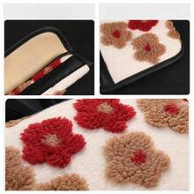 1pc/2pcs Set Autumn/Winter Faux Sherpa Seat Belt Covers, Car Safety Belt Cushion Pads, Wear-Resistant Clothing Protective Sleeves, 3D Carved Anti-Chafing Decorative Covers, Car Interior Accessories, Women Car Accessories - one-size - View 6