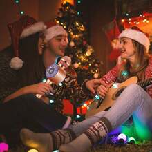 Micrófono de Karaoke Inalámbrico, 4 en 1Micrófono Bluetooth con Altavoz y LED, Portátil con Función Selfie y Eco,Grabadora Reproductor KTV Casero para Niños Adultos Compatible con Android/iOS Teléfono - 1 - Ver 2