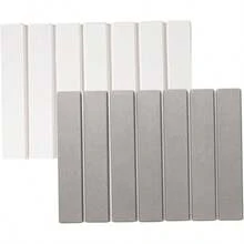 Alfombrilla de bao de Piedra diatomita 40, 6x 30, 5 ultraabsorbente y Secado rpido Plegable y Antideslizante para Cocina Ducha Color Blanco - Blanca - Ver 7