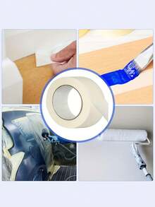 20米低粘性遮蔽胶带，艺术家胶带，白色艺术胶带，可移除纸条，适用于绘制艺术水彩画布框架，非常适合家庭、学校用品、DIY 艺术、办公室、工艺品、标签、绘画墙面