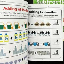 1pc 64 Pages, Addition And Subtraction Within 10, Mental Arithmetic Exercise Book, Preschool Mathematics Exercise Book, Formula Decomposition Calculation Book Based On Pictures, Fun Arithmetic Problem Book, Suitable For Children Aged 3 To 8 - Multicolor - View 5