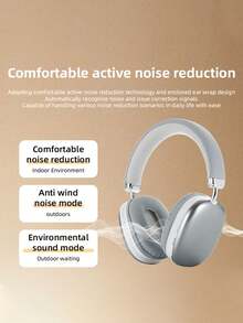 Wireless Bluetooth Headphones Over-Ear 40H Playtime, Hi-Fi Bass Bluetooth 5.3 With Rotation Design, Soft Earpads For Gym/Travel/Gaming - Multicolor - View 12