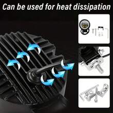 LED Halo Lights (Set Of 2) | Multi-Color White And Blue Angel Eyes For Motorcycles And Cars | Durable Black Housing | Easy To Install | Hardwired | Enhanced Visibility, Automotive Halogen Light | Round Halo Light, Car Halo Light, 12-24V, Hardwired, No Batteries - Motorcycle-angel Eye Lights - View 8