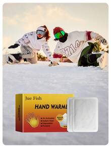 Jue-Fish Calentador de manos modelo 2026, calentador de manos portátil y conveniente para exteriores en invierno, a prueba de viento y con calentamiento único. Se puede sujetar a los guantes o sostener en la mano. Puede usarse como regalo de San Valentín o Navidad.