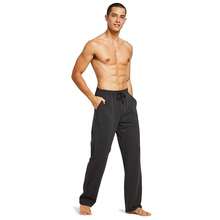 Baleaf Men's Sweatpants Casual Lounge Cotton Pajama Yoga Pants Open Bottom Straight Leg Male Sweat Pants With Pockets{"Size_name":"Small","Color_name":"A-Charcoal"} - A-木炭 - 查看 5