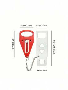 Portable Door Lock Extra Lock For Additional Privacy And Home Security, Apartment Security Lock, Travel Door Lock Prevent Unauthorized Entry,Protect Family Security In Traveling,Home,Bedroom,Hotel,Apartment,AirBNB