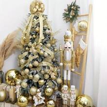 20pcs/12pcs/1pc-Christmas Glitter Needles Christmas Glitter Pine Needles Christmas Custom And Hanging Faux Pine Leaf Cedar Stems Christmas Leaf Stems Diy Crafts Garland Home Decoration, Golden Christmas Decoration, Gold Sequins Faux Pine Needles Artificial Christmas Skewers Tree Sticks Tabletop Custom Stand Christmas Tree Wreath Wedding Bouquet Winter Holiday Holiday Decoration