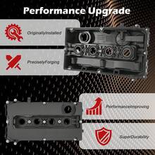 Cam Rocker Cover For Opel Astra H J Insignia Corsa Mokka Signum Vectra Zafira - Black - View 9