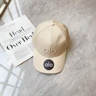 Lettering Embroidered Trucker Hat Adjustable Baseball Cap