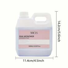 16fl. Oz Premium Odorless Acrylic Liquid Monomer For Professional Nail Extensions At Home - Ideal For Hands, Feet & Nails Care - Trong sáng - Xem 5