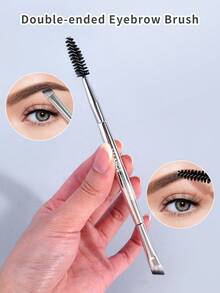 MAANGE Set de 2 piezas/13 piezas/15 piezas de brochas de maquillaje profesionales de cerdas suaves de aluminio. Kit de brochas de maquillaje portátil para viajes que incluye brocha de base, brocha de polvos, brocha de rubor, brocha de corrector, brocha de contorno, brocha de nariz, brocha de sombra de ojos, brocha de cejas, brocha de detalle, brocha de pestañas, brocha difuminadora, fibras suaves, amigable con la piel, apto para uso doméstico y viajes, accesorio de maquillaje ideal como regalo para amigas, mujeres y niñas. - Plateado - Ver 12