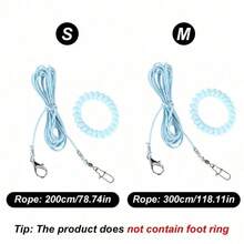 1pc Parrot Leash, Bird Training Leash For Small Parrots To Prevent Escape (Foot Ring Not Included)