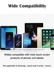 Active Stylus Pens For Touch Screens, Peilinc Pencil For Android, Rechargeable Tablet Pen POM Tip Magnetic IPad Pencil For IPad/Pro/Air/Mini/I-Phone/Sam-Sung/Len Ovo/IOS/Android And Other Touch Screen