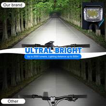 ANNA TOSANI Luces Bicicleta Delantera y Trasera, Luces Bicicletas Faros Delanteros & Rojo Traseros USB Recargable con indicador de Nivel de Batería, Linterna Bicicleta para Ciclismo Carretera Montaña - 1 - Ver 10