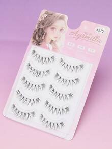Eid Al Adha AYRMILLA 5 paires de faux cils naturels doux et moelleux en vison 3D. Cils longs et soyeux pour un usage quotidien, réunions de travail. Faux cils naturels confortables à porter avec des cils faits à la main, allongés et complets. Pinces à cils et brosses à cils offertes. - Faux cils naturels - Voir 3