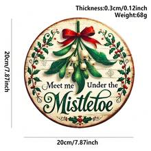 1pc Christmas Gift For Cat Lovers, Comfortable Sleeping Cat Wooden Welcome Sign, 20cm Round Festive Hanging Decoration On The Front Door Wall, Festive Home Home Decoration, Great Gift For Friends