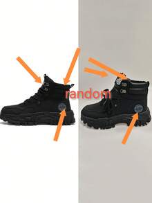 Botas casuales para adolescentes y estudiantes, resistentes al desgaste, de unicolor y elegante, de estilo británico versátil