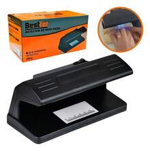 Detector De Notas Falsas Com Luz Ultravioleta Bestfer - Preto - Visão 1