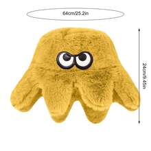 Men Women Octopus Bucket Hat Monster Eye Warm Plush Furry Winter Cap For Daily Life And Party - Yellow - View 6