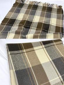 Autumn And Winter Retro Scottish Plaid Versatile Scarf - Thickened Warm Teen Casual Scarf, Suitable For Decoration - Windproof, Cycling Warm Scarf - Universal Tassel Scarf - Christmas Gift - Multicolor - View 7