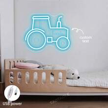 Custom Car Name Neon Signs Personalized Wall Decor Neon Signs Kids' Room Decor Custom LED Car-Shaped Decorative Lights - Automotive Neon - View 4