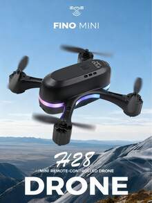 Drones, fotografía aérea MINI, profesional, fotografía aérea, alta definición dinámica, luces giratorias, aeronave controlada por control remoto, plegable, drones, múltiples opciones de iluminación, colores de accesorios aleatorios