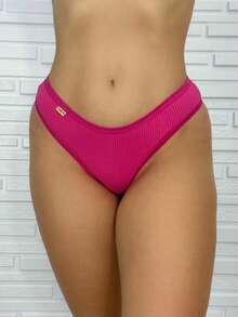 kit 10 Calcinha Canelada Tanga Feminina Lingerie Conforto Sensual Moda Intima Dia a Dia - VARIADAS - Visão 8
