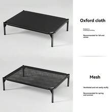 1-Piece Outdoor Dog Cot With Mesh Fabric - Summer Breathable & Cool Rest Bed For Small And Medium-Sized Dogs - Multicolor - View 6